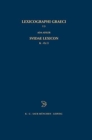 Lexicographi Graeci: Vol. I: CB - Book