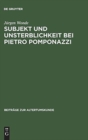 Subjekt und Unsterblichkeit bei Pietro Pomponazzi - Book
