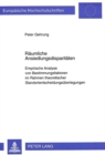Raeumliche Ansiedlungsdisparitaeten : Empirische Analyse von Bestimmungsfaktoren im Rahmen theoretischer Standortentscheidungsueberlegungen - Book
