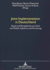 Joint Implementation in Deutschland : Stand und Perspektiven aus Sicht von Politik, Industrie und Forschung - Book