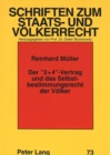 Der «2+4»-Vertrag Und Das Selbstbestimmungsrecht Der Voelker - Book