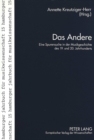 Das Andere : Eine Spurensuche in Der Musikgeschichte Des 19. Und 20. Jahrhunderts - Book