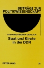Staat und Kirche in der DDR : War die DDR ein totalitaeres System? - Book
