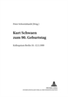 Kurt Schwaen zum 90. Geburtstag : Kolloquium Berlin 10.-12. 5. 1999 - Book
