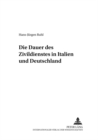 Die Dauer des Zivildienstes in Italien und Deutschland : Verfassungsgerichtsrechtsprechung im Vergleich - Book