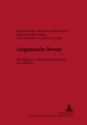 Linguistische Berufe : Ein Ratgeber Zu Aktuellen Linguistischen Berufsfeldern - Book