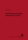 Instruktionspsychologie Motorischen Lernens - Book