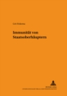 Immunitaet Von Staatsoberhaeuptern - Book