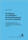 Die Eignung Zur Erheblichen Kursbeeinflussung Bei Der Ad-Hoc-Publizitaet : Eine Rechtsvergleichende Und Interdisziplinaere Untersuchung Unter Beruecksichtigung Der Europarechtlichen Vorgaben - Book