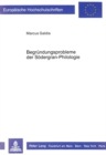 Begruendungsprobleme der Soedergran-Philologie - Book