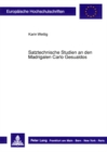 Satztechnische Studien an den Madrigalen Carlo Gesualdos - Book