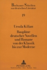 Bauplaene Deutscher Novellen Und Romane Von Der Klassik Bis Zur Moderne - Book