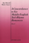 Concordance to Six Middle English Tail-Rhyme Romances - Book