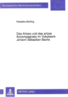 Das Arioso und das ariose Accompagnato im Vokalwerk Johann Sebastian Bachs - Book