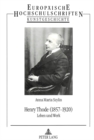 Henry Thode (1857-1920) : Leben und Werk - Book