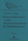 Horror und Greuel in der franzoesischen Prosa des 19. Jahrhunderts - Book