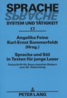 Sprache und Stil in Texten fuer junge Leser : Festschrift fuer Hans-Joachim Siebert zum 65. Geburtstag - Book