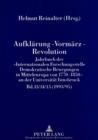 Aufklaerung - Vormaerz - Revolution : Jahrbuch der Â«Internationalen Forschungsstelle Demokratische Bewegungen in Mitteleuropa von 1770-1850Â» an der Universitaet Innsbruck (1993/95) - Book
