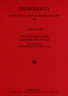 Die Festtheologie Gregors Von Nyssa : Ein Beispiel Der Reichskirchlichen Heortologie - Book