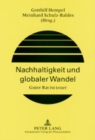 Nachhaltigkeit Und Globaler Wandel : Guter Rat Ist Teuer - Book