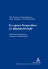 European Perspectives on Disabled People Behinderte Menschen Aus Europaeischen Blickwinkeln - Book