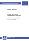 Arnold Schoenbergs musikalische Gedanken : Analysen zu ihrer klanglichen und tonalen Struktur - Book