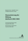Humanisierung Der Bildung Jahrbuch 2002/2003 / Humanization of Education - Yearbook 2002/2003 : v. 5 - Book