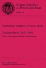 Bodenreform 1945-1949 : Eine Verfassungsrechtliche Neubewertung - Book