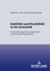Stabilitaet und Flexibilitaet in der Semantik : Strukturelle, kognitive, pragmatische und historische Perspektiven - Book