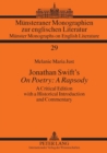 Jonathan Swift's "On Poetry: A Rapsody" : A Critical Edition with a Historical Introduction and Commentary - Book