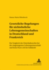 Gesetzliche Regelungen Fuer Nichteheliche Lebensgemeinschaften in Deutschland Und Frankreich : Ein Vergleich Des Unterhaltsrechts Bei Der Eingetragenen Lebenspartnerschaft Und Beim Pacte Civil de Soli - Book