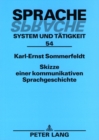 Skizze Einer Kommunikativen Sprachgeschichte - Book