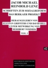 Jacob Michael Reinhold Lenz - Schriften Zur Sozialreform : Das Berkaer Projekt. Teil 1 Und Teil 2 - Book