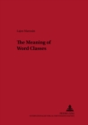 The Meaning of Word Classes - Book