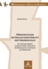 Hoerverstehen im Englischunterricht der Grundschule : Ein Leistungsvergleich zwischen Kindern mit Deutsch als Muttersprache und Deutsch als Zweitsprache - Book