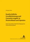 Kaufrechtliche Gewaehrleistung Und Garantievergabe in Deutschland Und Spanien : Unter Besonderer Beruecksichtigung Des Unternehmenskaufs - Book