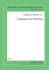 Language and Meaning : Cognitive and Functional Perspectives - Book