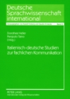 Italienisch-Deutsche Studien Zur Fachlichen Kommunikation - Book