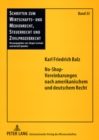 No-Shop-Vereinbarungen Nach Amerikanischem Und Deutschem Recht - Book