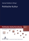 Politische Kultur : Forschungsstand Und Forschungsperspektiven - Book
