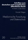 Medizinische Forschung Und Datenschutz - Book