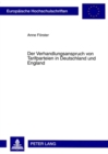 Der Verhandlungsanspruch Von Tarifparteien in Deutschland Und England - Book