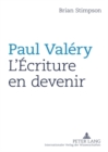Paul Valery: l'Ecriture En Devenir - Book