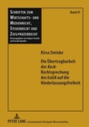 Die Uebertragbarkeit Der «Keck»-Rechtsprechung Des Eugh Auf Die Niederlassungsfreiheit - Book