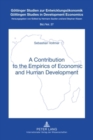 A Contribution to the Empirics of Economic and Human Development - Book