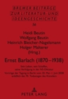 Ernst Barlach (1870-1938) : Sein Leben, Sein Schaffen, Seine Verfolgung in Der Ns-Diktatur - Book