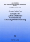 Europaeische Luftqualitaetsziele Und Nationale Erfuellungsverantwortung - Book