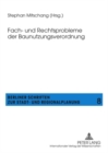 Fach- Und Rechtsprobleme Der Baunutzungsverordnung - Book