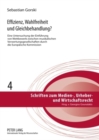 Effizienz, Wahlfreiheit Und Gleichbehandlung? : Eine Untersuchung Der Einfuehrung Von Wettbewerb Zwischen Musikalischen Verwertungsgesellschaften Durch Die Europaeische Kommission - Book