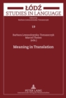 Meaning in Translation - Book